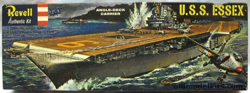 Revell 1/530 CV-9 USS Essex Angle Deck Carrier - 'S' Issue, H353-249 plastic model kit